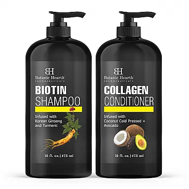 Shampoo e Condicionador com Colágeno