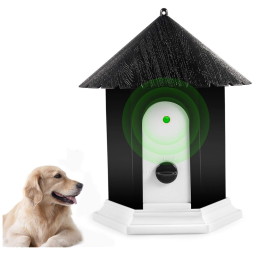 Dispositivo Anti Latido Externo Ajustável Ultrassônico a Prova d, HUMUTAN, Preto