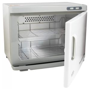 Aquecedor de Toalha Elétrico para Barbearia 23L com 2 Prateleiras de Aço Inoxidável, 110V, ForPro, Branco