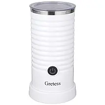 Gretess JC A2W Espumador de Leite Elétrico 4 em 1, Capacidade 250 mL, 110V, Branco