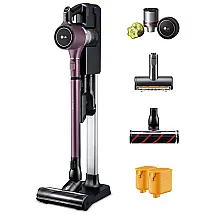 Aspirador de Pó Cordzero A9 sem Fio com 2 Baterias, 140AW, Roxo, LG A908VMR, Violeta Escuro