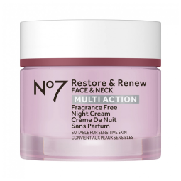 Creme Anti Idade Noturno para Rosto e Pescoço com Ácido Hialurônico Hidratante, 50 mL, NO.7, Rosa