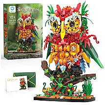 Sillbird Coruja Floral 3D - Kit Criativo com 1309 Peças para Decoração