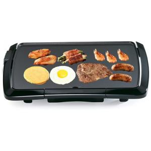 Grill Elétrico Antiaderente com 6 Níveis de Temperatura, 110V 1300W, Nozaya, Preto