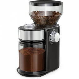 Boly Moedor de Café e Grãos Elétrico Profissional 350g, Aço Inoxidável, 110V, Preto