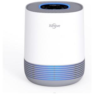 Purificador de Ar, com Filtro H13 HEPA, Luz Ajustavél, Área 40 m2, ISINLIVE, Branco