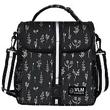 VLM Bolsa Térmica Portátil 10L, Mantém Quente, Frio Por até 5H, Preto