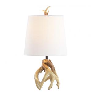 Abajur Luminária de Mesa, Estilo Costeiro com 48 cm de Altura para Quarto, Sala de Estar e Escritório, 110V 40W, JONATHAN Y, Branco