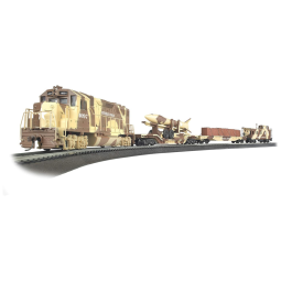 Conjunto de Trem Trenzinho Elétrico Escala HO 187, BACHMANN TRAINS 752, Marrom