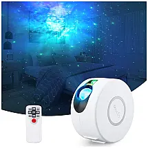 jetor de Luz LED Galáxia com 15 Efeitos e Controle Remoto, OXYLED Pro 1, Branco