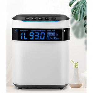 Creliver Concentrador de Oxigênio Portátil 7L, Funciona 24H, 110V, 150W, Branco