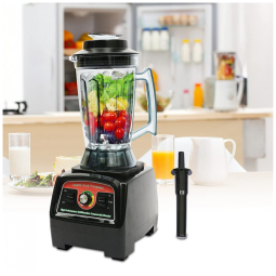 Liquidificador Profissional 3,7 Litros com Alta Velocidade, 110V 2800W, HYYKJ US, Preto