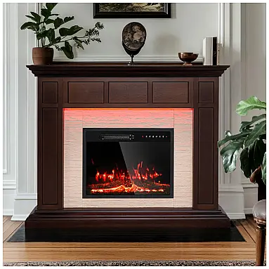 Lareira Elétrica Eshoma 140x33cm 1500W