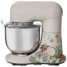 Batedeira Planetária 3,3L Beautiful Wildflower Porcini Taupe, 12 Velocidades, Taça Inox, Tilt-Head, Splash Guard, 300W, 110V