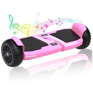 Hoverboard com Display LED, Alto Falante Musical, Velocidade de 9km/h e Alcance até 9 km, para Crianças e Adolescentes até 80 kg, 110V 250W