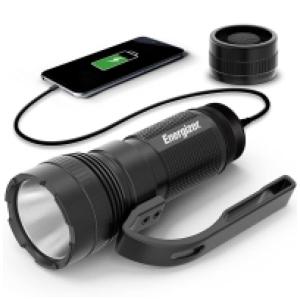 Lanterna 1000LM á Prova de Água IPX4, com Carregador USB, ENERGIZER, Preto