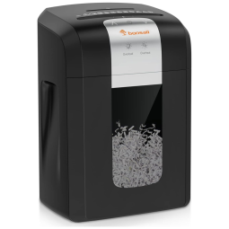 Fragmentadora de Papel Triturador de Documentos e Cartões até 16 Folhas, 110V, Bonsaii, Preta