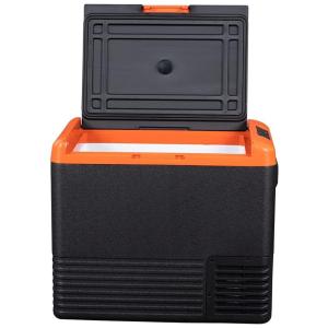 Frigobar, Cooler Elétrico Automotivo Portátil 50L com Display LCD, 60W, VZTRIP, Preto