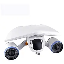 Scooter Propulsor Aquático com Câmera e Duração de Bateria de 30 Min, ZhaoZC, Branco