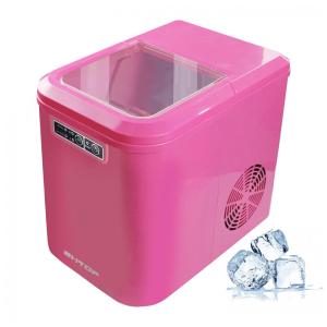 Máquina de Gelo até 11 kg em 24H Portátil, 110v, BHTOP, Rosa