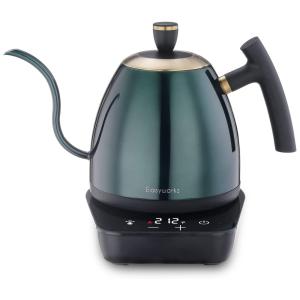 Chaleira Elétrica 1,5 L com Desligamento Automático, Aço Inoxidável, 110V 1200W, Easyworkz , Verde