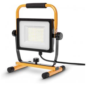 Lanterna Luz de Trabalho LED com Fio 7000 Lúmens 70W, 110v, HOME ZONE ES06461V, Amarelo