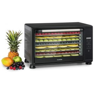 Máquina Desidratadora de Alimentos com 8 Bandejas e Tela LCD, Aço Inoxidável, 650W, 110v, KLARSTEIN Mega Jerky, Preto