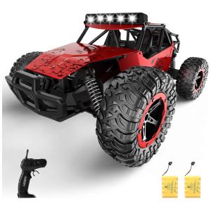 Carrinho de Controle Remoto para Adultos Off Road Até 15 km por hora, Recarregável, SZJJX, Vermelho