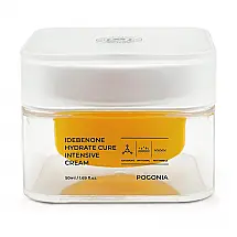 Creme Facial Anti Idade 50 ml para Mulheres com Idebenona e Ácido Hialurônico, POGONIA, Branco