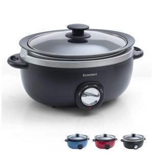 Panela Elétrica Antiaderente 3,2L com Aquecimento Uniforme para Cozinhar com Praticidade e 3 Níveis de Temperatura, 110V 163W, Eamoment