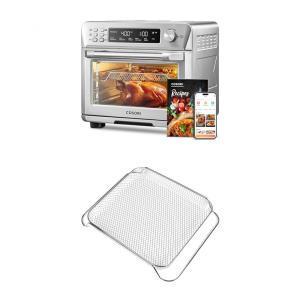 Forno Elétrico de Bancada 25 Litros 12 em 1 com Acessórios, Aço Inoxidável, 110V 1500W, COSORI Prata