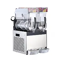 Máquina de Slush Raspadinha Festisoul 15L Duplo Tanque Comercial Auto Limpeza Branca 700W