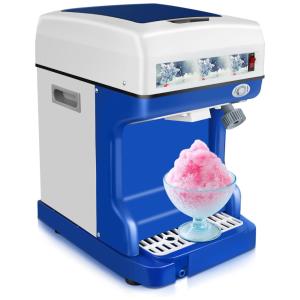 Máquina de Raspadinha Elétrica e Automática até 159 kg, h 350W, 110v, LEONEBEBE YM A188, Azul