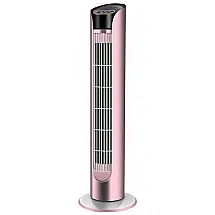 Ventilador de Torre Silencioso com Controle Remoto e Temporizador de 7,5H, 110V 40W, ISOBU LILIANG, Rosa