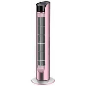 Ventilador de Torre Silencioso com Controle Remoto e Temporizador de 7,5H, 110V 40W, ISOBU LILIANG, Rosa