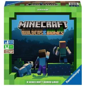 Ravensburger Minecraft Builders Biomes - Jogo de Tabuleiro Estratégico Cativante, Ideal para 2-4 Jogadores, A partir de 10 Anos