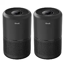 Purificador de Ar Levoit Preto Filtro 3-em-1 CADR 143 CFM Cobertura 100 m² Core 300 2 Pacote