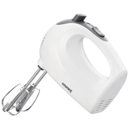 CHM 1550 Batedeira de Mão Elétrica com 7 Velocidades e Acessórios em Aço Inoxidável, 150W, Branca, 110v, COURANT, Branco