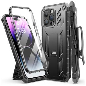 Capa para Iphone 14 Pro Max de Alta Resistencia, FNTCASE, Roxa
