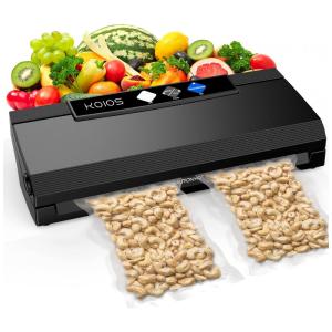 Seladora a Vácuo Automática 85 Kpa Úmido, Seco com Painel de Controle Digital, 110v, KOIOS TVS 2233, Preto