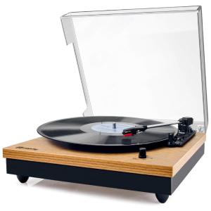 Vitrola Toca Discos de 3 Velocidades Bluetooth com Alto falantes RCA, 110v, POPSKY 7545884216, Preto