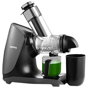 Centrífuga de Frutas, 2 Velocidades, Aço Inoxidável, 200W, 110v, JOYOUNG JYZ E21C US02, Preto