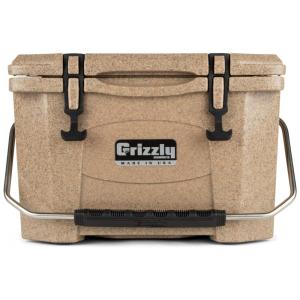 Cooler Térmico Portátil 20 Litros com Alça, Grizzly G20, Marrom