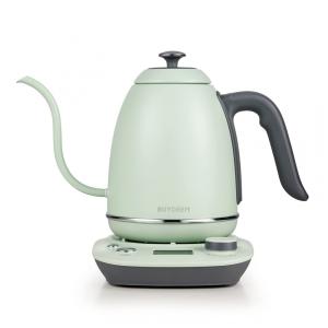 Chaleira Elétrica BUYDEEM K821 800mL em Aço Inoxidável com Controle de Temperatura, 110V, Verde