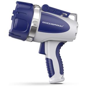 Lanterna Refletor LED Não Afunda À Prova Dágua 3000 Lúmen 370mt de Alcance USB e, Bivolt, GOODSMANN 9924 H101 01, Azul