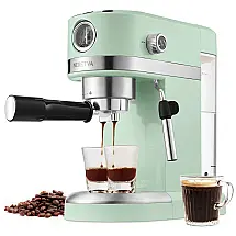 Máquina de Café Expresso 20 Bar Neretva com Vaporizador 1350W 110V Verde