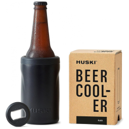 Porta Garrafa Térmico para Vinho em Aço Inoxidável, HUSKI, Preto