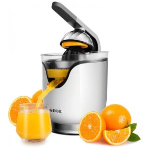 Espremedor Elétrico de Frutas GDOR com Cones mais Nítidos e Altos, 150W, Cinza