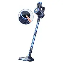 Aspirador de Pó sem Fio 4 em 1 Potente 300W 25 kpa até 35 Min de Ação, 110v, PRETTYCARE W300 CORDLESS VACUUM CLEANER, Cinza