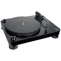 Vitrola Toca Discos Totalmente Manual com Acionamento por Correia com 2 Velocidades, 110v, AUDIO TECHNICA AT LP7, Preto